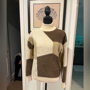 Wool Patchwork Sweater